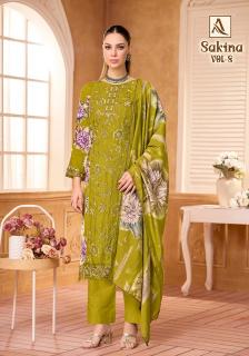 Alok suit sakina 8 best wholesale dress materials in hyderabad